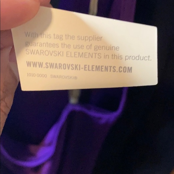 Purple mid-dress